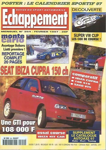 Echappement 354 seat - n°354, ibiza