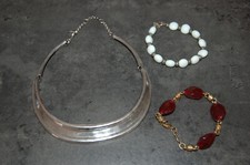 Bijoux SCOOTER Paris - collier et deux bracelet , lot