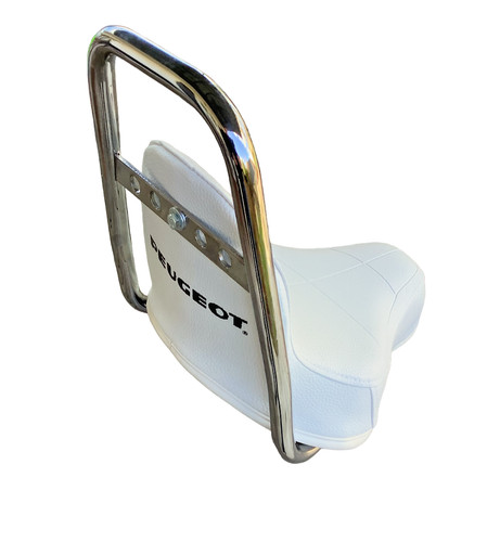 Selle chopper blanche peugeot - chopper,
