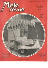 MOTO REVUE N°1.121 125 TERROT E.T.D / PB DES 2 CARBU. / SALON BRUXELLES 1953