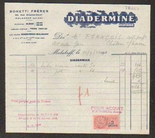 MALAKOFF (92) USINE de PRODUIT COSMETIQUE "DIADERMINE / BONETTI Freres" en 1946