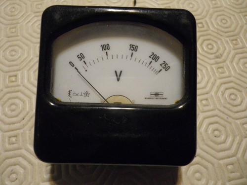 Voltmetre tableau cadre - voltmetre, de
