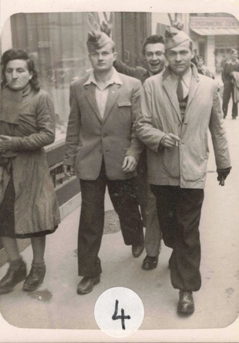 Ancienne photo militaire 1947 - ancienne,
