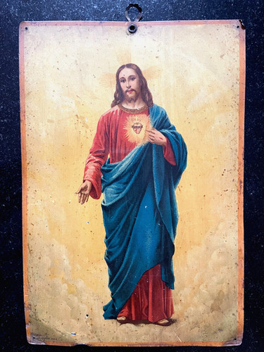 Christ sacré cœur ancienne - christ,