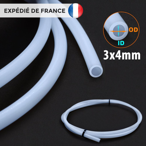 Tube ptfe 4x3mm extrudeur - tube,
