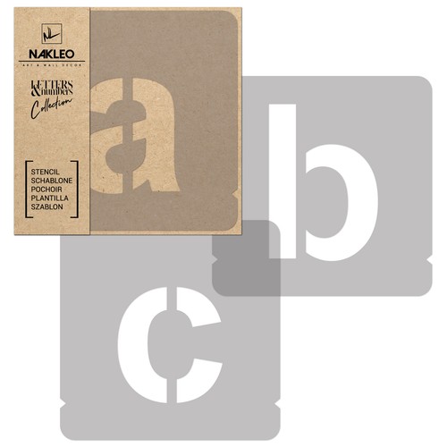 Pochoirs lettres chiffres - lettres,