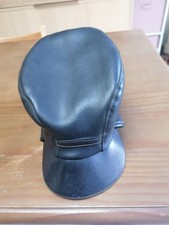 Casquette avec oreillettes, tour de tête intérieur 51 cm, noire, marque d'usure