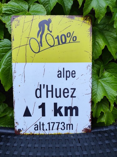 Plaque métal cyclisme - , tour