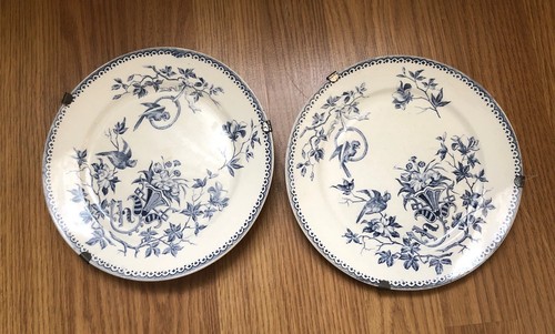 Assiettes faïence creil - faïence,
