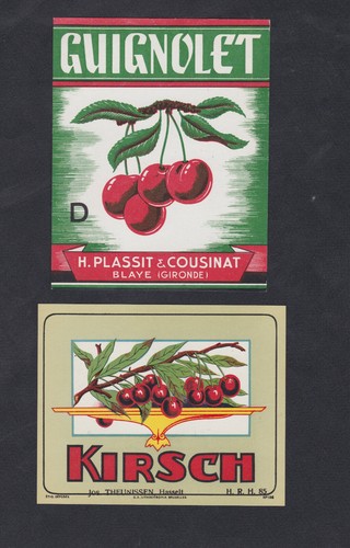 Ancienne étiquette alcool - étiquette,
