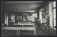 CPA Chimay, Pensionnat de Ste Chrétienne, Classe de Dessin 1912 