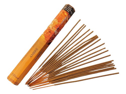 Encens indien ambre - l'ambre,