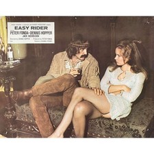 EASY RIDER Original Lobby Card N12 - 10x12 in. - 1969 - Dennis Hopper, Peter Fon