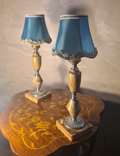 Paire lampes chevet - lampes, de