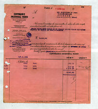 BOULOGNE-sur-SEINE (92) MACHINES à COMPRESSEUR "Cie INGERSOLL-RAND" en 1930