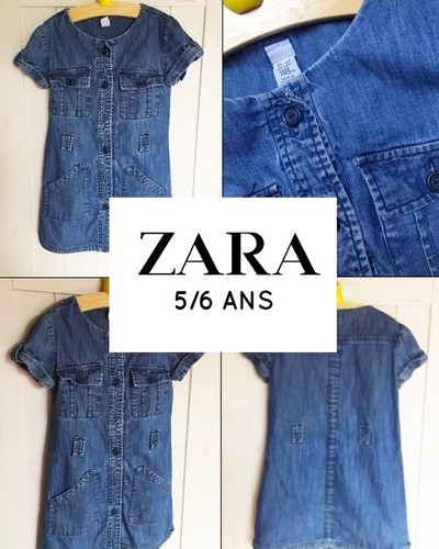 Robe jean zara 6 ans - robe, en