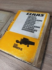 Livret Piece Claas Dominator 66