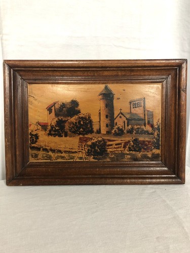 Tableau paysage gravure - tableau,