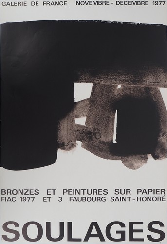 Pierre soulages bronzes - soulages,