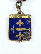 PORTE-CLES - FORD VEDETTE 1950s - Métal Émaillé, Original Vintage Garages -