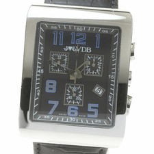 Chronographe rectangulaire à quartz homme Van der Bauwede _837752 d'occasion