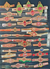 lot bagues de cigares ancien