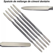 Lot de 5 Spatule de mélange de ciment dentaire Dentiste Instruments laboratoire