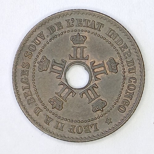 Pièce centime congo belge - congo,