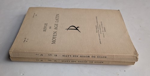 Revue moyen âge latin - Âge,