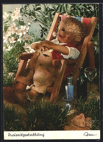 Carte postale mecki toujours - carte, mecki,