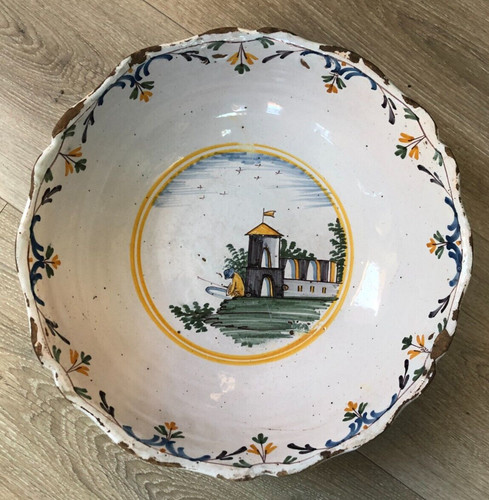 Beau saladier faïence - beau,
