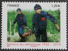 Timbre - FRANCE - Service du déminage - YT4927 - Neuf ** - 2015