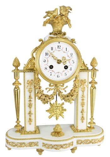 Portique kaminuhr empire clock - kaminuhr,