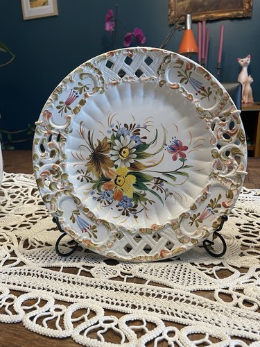 Assiette ciselé céramique - assiette,