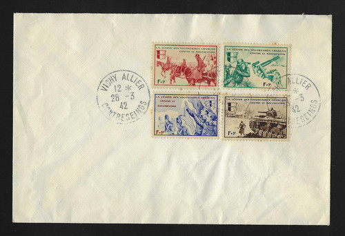 1942 france vichy ww2 lettre - france-vichy,