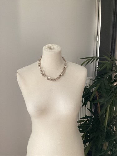 Chaine métal argenté maille