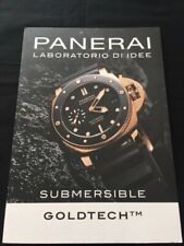 Watch catalog / Catalogue montres PANERAI " Submersible Goldtech " 2019 6 pages