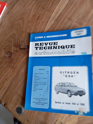 Revue technique citroën gsa - revue,