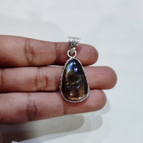 Pendentif pierre précieuse - , en