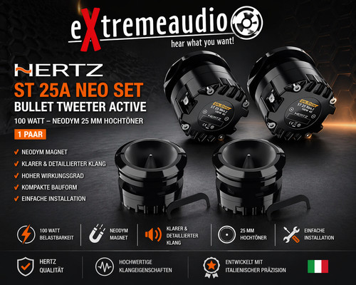 Hertz 25a neo set bullet - hertz,