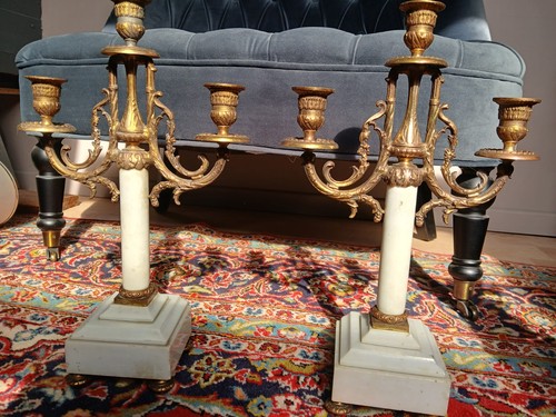 Paire chandeliers xix - chandeliers,