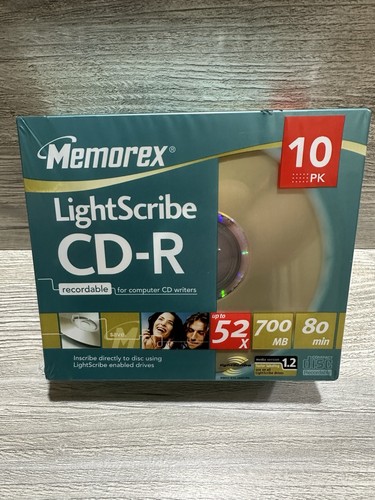 Memorex lightscribe r - lightscribe, cd-r
