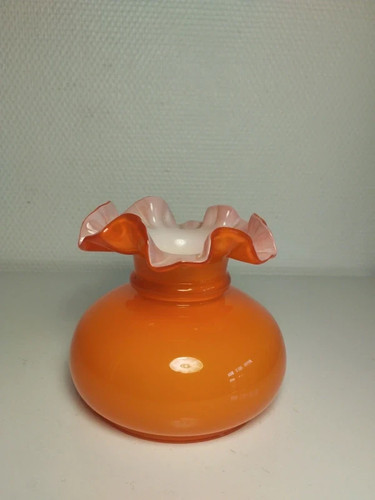 Abat jour tulipe en opaline - abat,