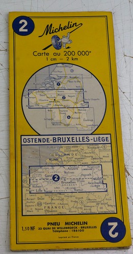 Carte michelin ostende - carte, n°2