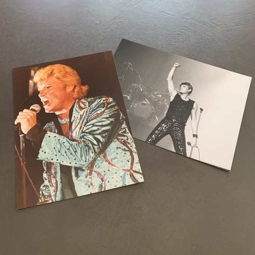 Johnny hallyday 2 photos - -,