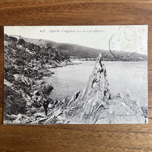 Postcard cpa lavandou - lavandou,