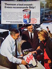 PUBLICITÉ 1968 THOMSON VOUS RECOMMANDE LA LESSIVE SKIP - ADVERTISING