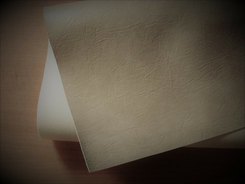 Simili cuir beige coupon