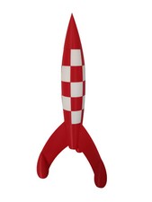 Fusee artisanale style tintin - fusee,
