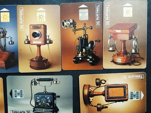Lot télécartes anciens - 8, télécartes".anciens